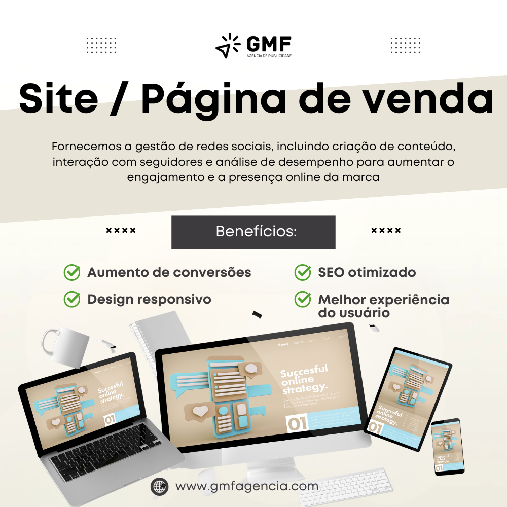 Criação de Site / Página de Vendas